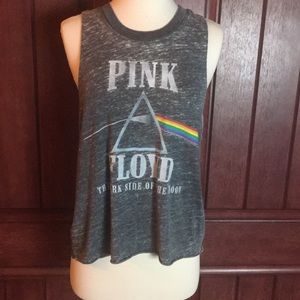 Gray transparent Pink Floyd Large tank top